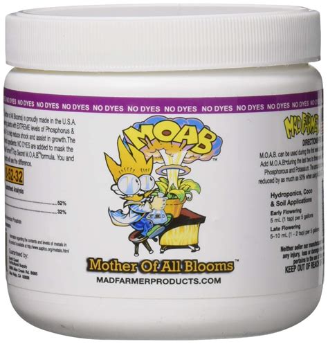 moab booster|Mad Farmer 749921 M.O.A.B. Bloom Enhancer .